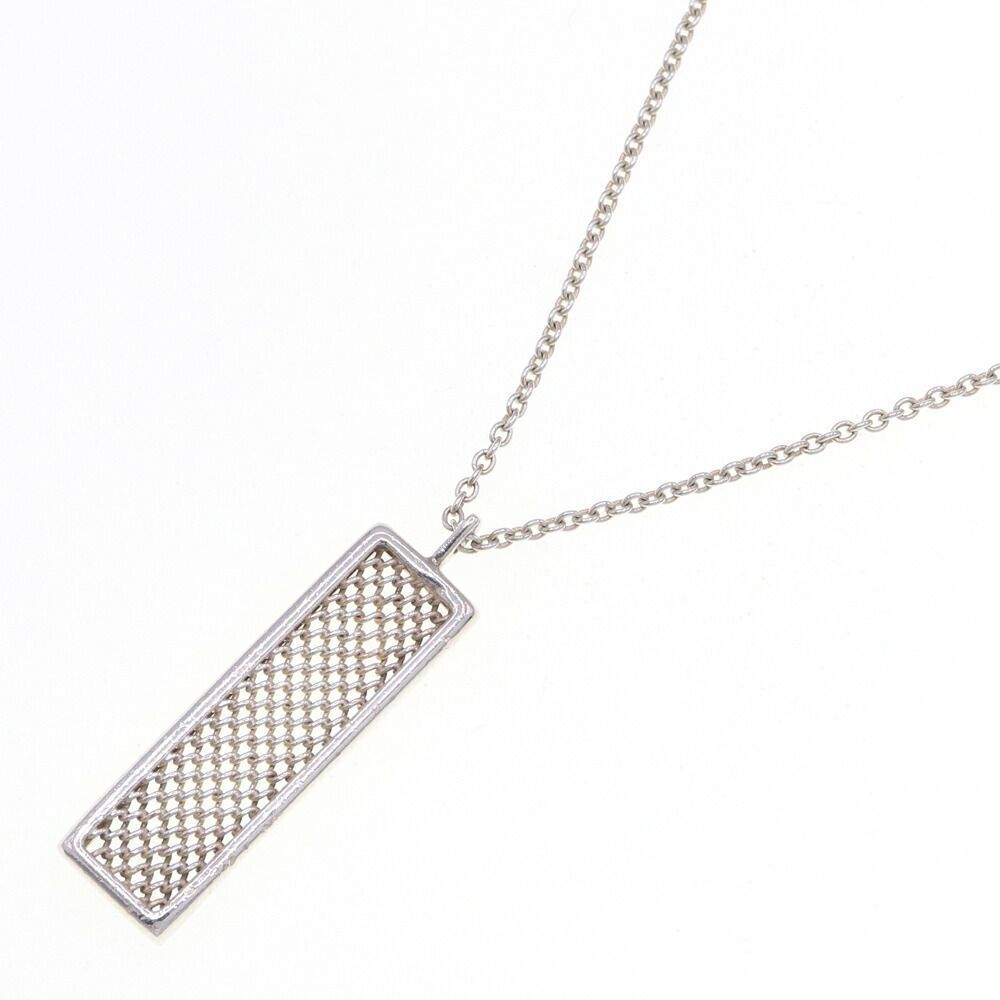 Tiffany Somerset Square Silver Necklace